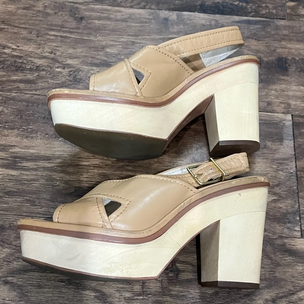 Pour La Victoire‎ Tan Sandals Sz. 8.5